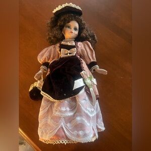 Amazon Pink and Brown Victorian Doll